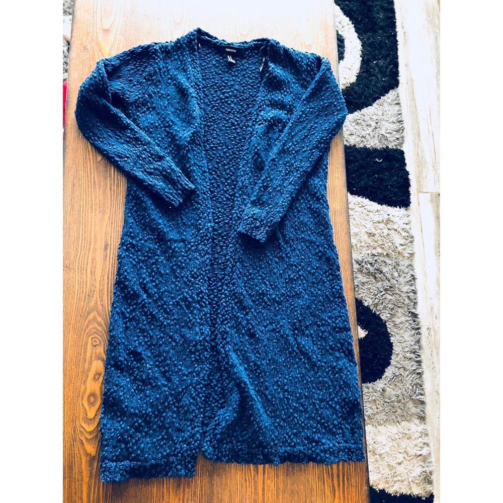 Textured over sized cardigan